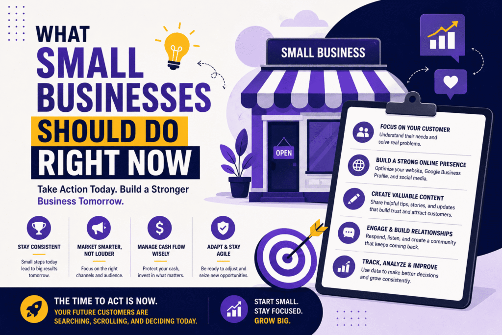 What Small Businesses Should Do Right Now